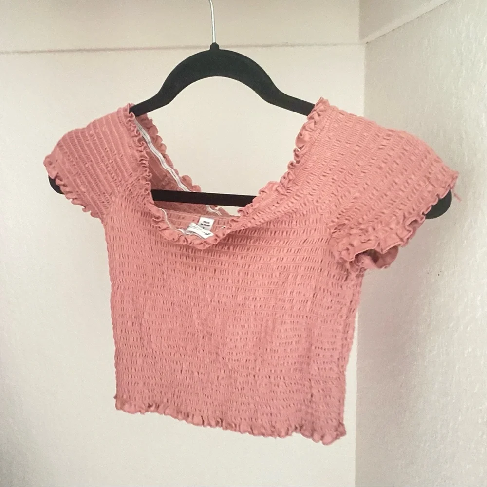 Pink Ruffle Top - Picture 2 of 3